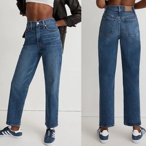 Madewell Tall Perfect Vintage Straight Jean in Mayfield Wash